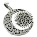 Silver Pendant Moon And Sun