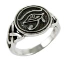 Silver Ring Egyptian Eye
