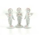 Cherub Ivory On Base Set Of 3