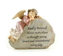 Cherub On Stone 22X9X19.5cm