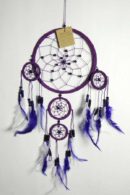 Dream Catcher 4 Circles Purple