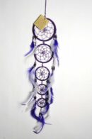 Dream Catcher 5 Circles Purple