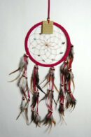 Dream Catcher Wood Beads Pink