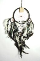 Dream Catcher 4 Circles Black 16cm