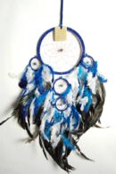 Dream Catcher 4 Circles Blue