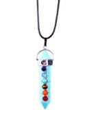 Pendant Chakra Wand Turquoise