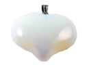 Pendant Heart Opalite 25mm