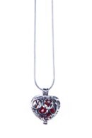 Pendant Heart Shape Carnelian