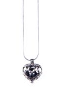 Pendant Heart Shape Onyx