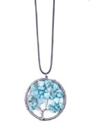 Pendant Tree Of Life Turquoise