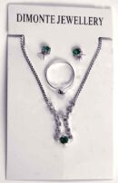 Ring Earring & Pendant Set Assorted