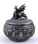 Box Dragon Black Sat On Lid