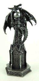Dragon Black On Building
