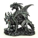 Dragon Black With Shield