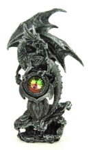 Dragon Black With Stone