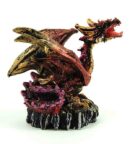 Dragon Pink On Circle Base