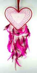 Dream Catcher Heart Red