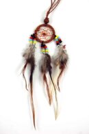 Necklace Dream Catcher Brown