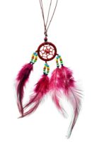 Necklace Dream Catcher Red