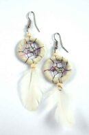 Earring Dream Catcher Natural
