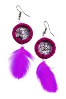 Earring Dream Catcher Red