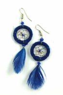 Earring Dream Catcher Blue