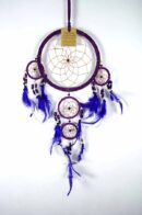 Dream Catcher 4 Circles Purple