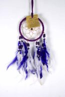 Dream Catcher Bone Beads Purple