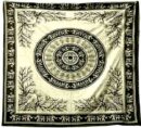 Bedspread Double Tiger Black