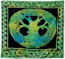Bedspread Double Celtic Green