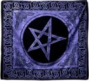 Bedspread Double Star Purple