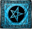 Bedspread Double Star Turquoise