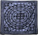 Bedspread Double Elephant Blue