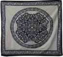 Bedspread Double Mandala Black