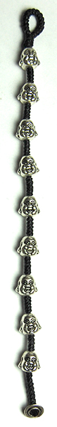 Bracelet Black Cord Buddha