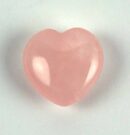 Stone Heart Rose Quartz 2.5cm