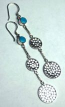 Silver Earring Double Circle