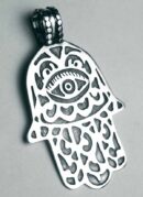 Silver Pendant Fatima Hand