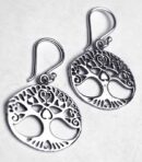 Silver Earring Tree Of Life