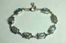 Silver Bracelet Rainbow