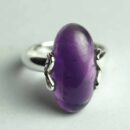 Silver Ring Amethyst Stone