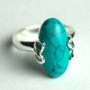 Silver Ring Turquoise Stone