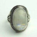 Silver Ring Rainbow Raised