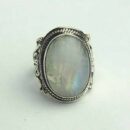 Silver Ring Rainbow Chunky