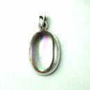 Silver Pendant White Mystic