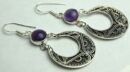 Silver Earring Amethyst