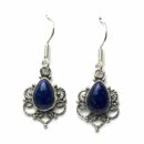 Silver Earring Lapis