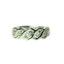 Silver Ring Chain Style CZ