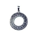 Silver Pendant Circle Celtic