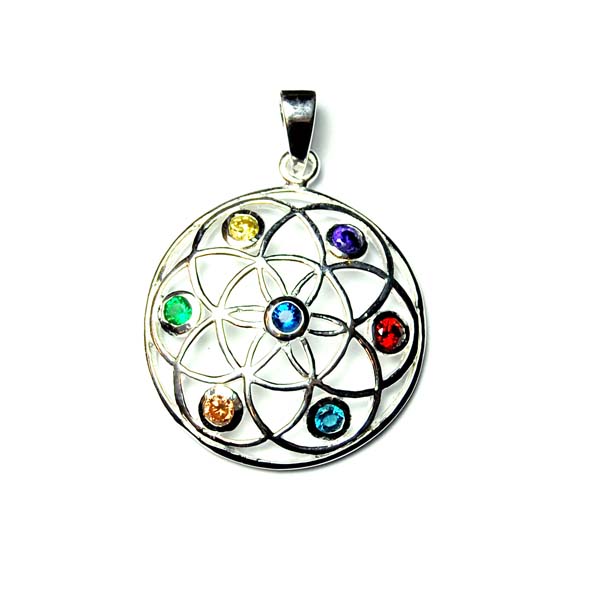 Silver Pendant Cut Circle
